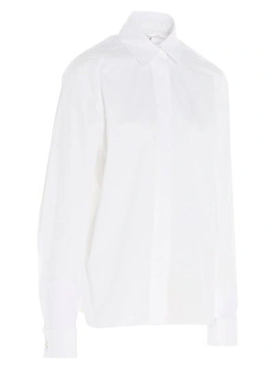Shop Alexandre Vauthier Poplin Shirt In White