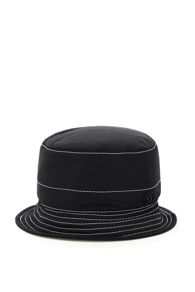 Shop Maison Michel Axel Bucket Hat In Black