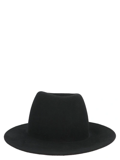 Shop Ann Demeulemeester Fedora Hat In Black