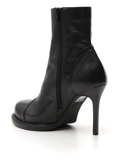 Shop Ann Demeulemeester Heeled Ankle Boots In Black