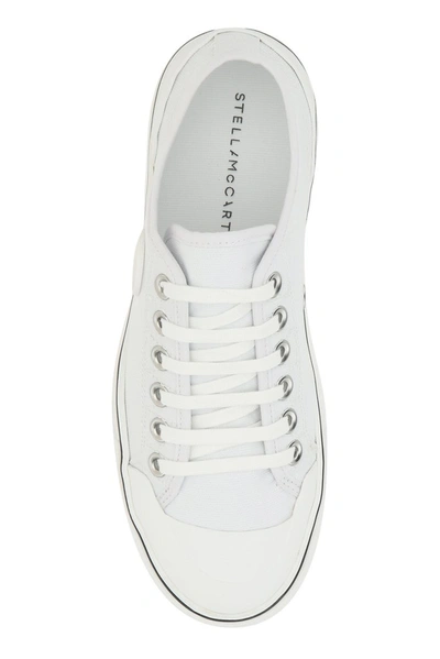 Shop Stella Mccartney Logo Sneakers In White