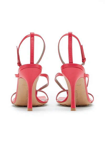 Shop Bottega Veneta Stretch Sandals In Pink