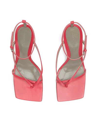 Shop Bottega Veneta Stretch Sandals In Pink