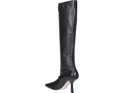 Shop Jimmy Choo Myka 85 Knee High Boots In Black