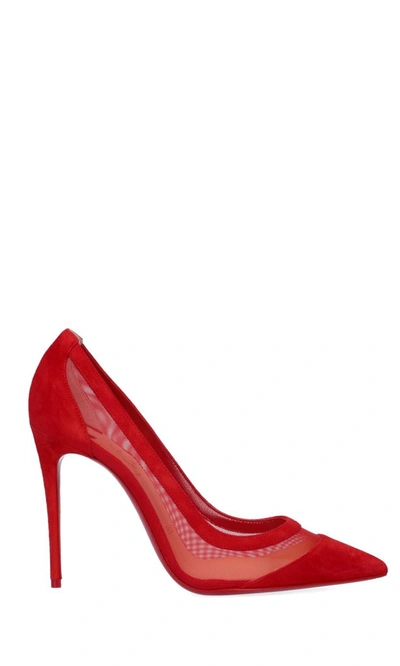 Shop Christian Louboutin Galativi 100 Pumps In Red