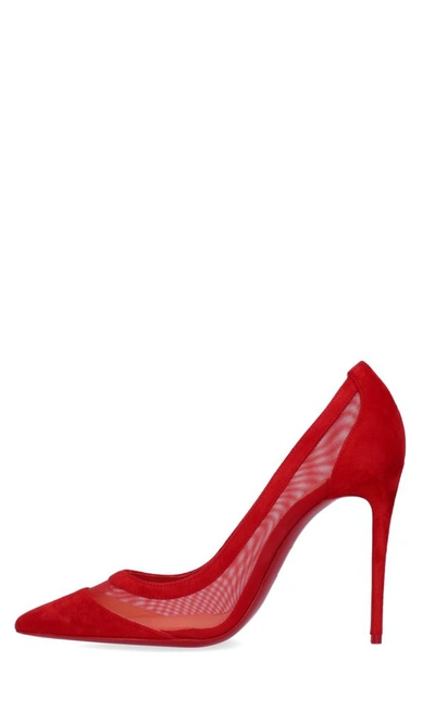 Shop Christian Louboutin Galativi 100 Pumps In Red