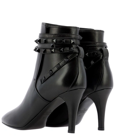 Shop Valentino Garavani Rockstud Ankle Boots In Black