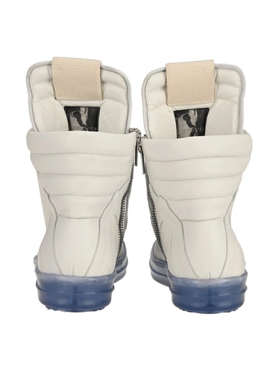 Shop Rick Owens Geobasket Sneakers In White