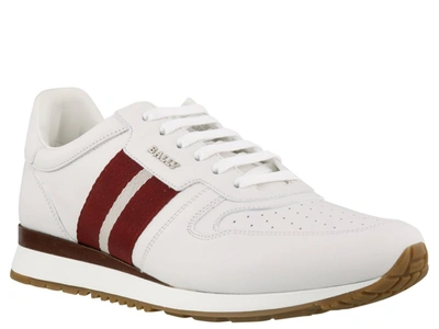 Shop Bally Astel Sneakers In White