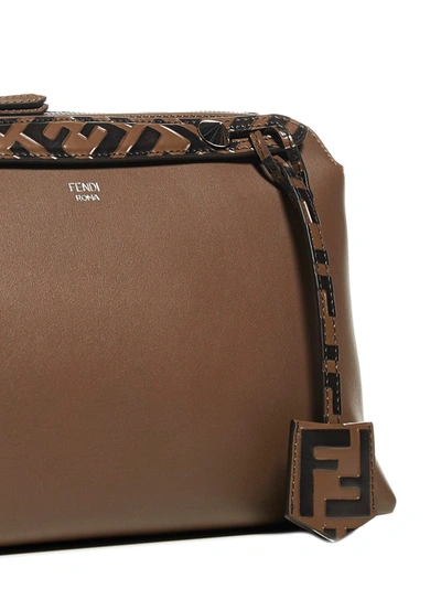 Shop Fendi By The Way Medium Shoulder Bag In Brown