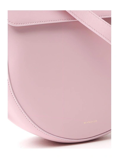 Shop Wandler Hortensia Medium Shoulder Bag In Pink