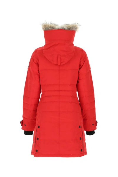Shop Canada Goose Lorette Down Parka In Red