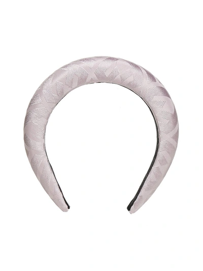 Shop Fendi Ff Motif Headband In Pink