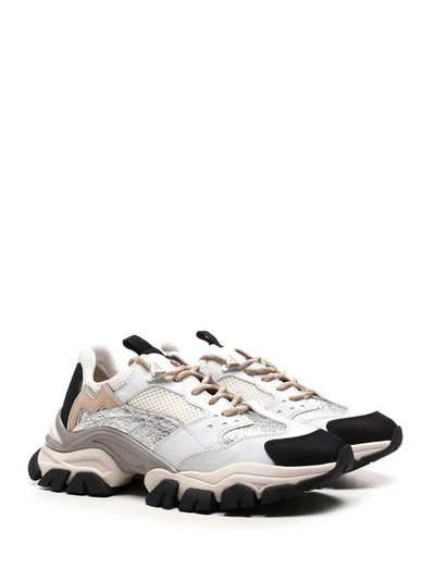 Shop Moncler Leave No Trace Sneakers In White