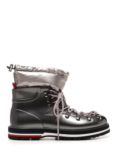Shop Moncler Inaya Boots In Grey