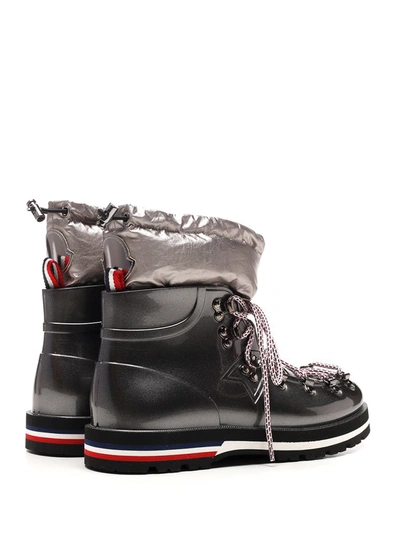 Shop Moncler Inaya Boots In Grey