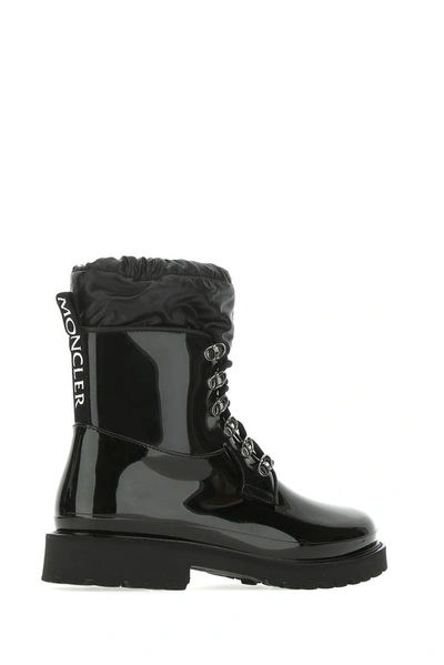 Shop Moncler Galaxite Lace Up Boots In Black