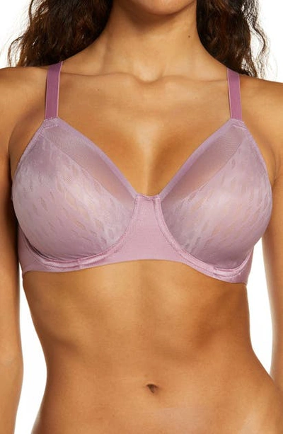 Shop Wacoal Elevated Allure Underwire Bra In Dusky Orchid