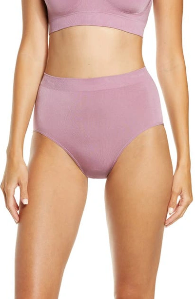 Shop Wacoal B Smooth Briefs In Dusky Orchid