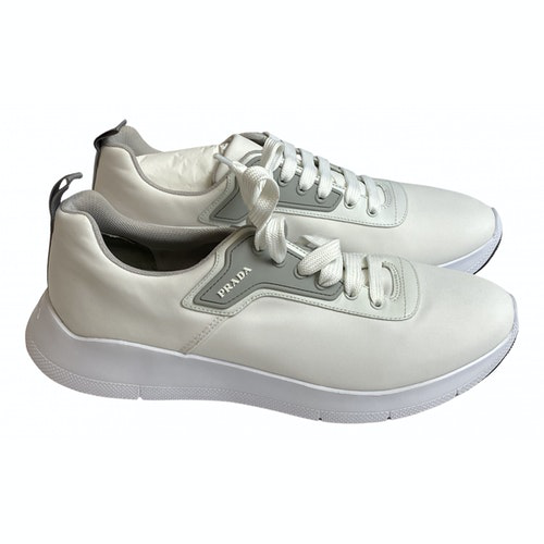 white prada trainers