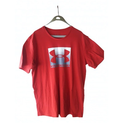 Pre-owned Under Armour Red Cotton T-shirts