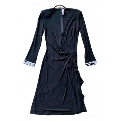 Pre-owned Leonard Mid-length Dress In Black