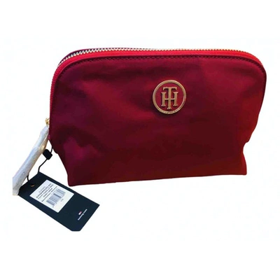 Pre-owned Tommy Hilfiger Red Cloth Purses, Wallet & Cases