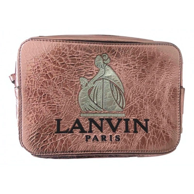 Pre-owned Lanvin Pink Leather Handbag