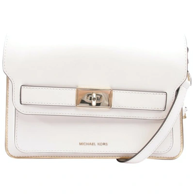 Pre-owned Michael Kors White Leather Clutch Bag