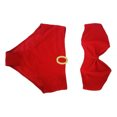 Pre-owned Dior Red Swimwear