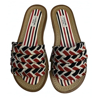 Pre-owned Thom Browne Multicolour Cloth Sandals