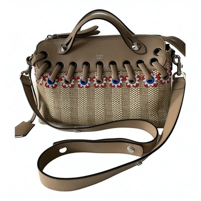 Pre-owned Fendi Beige Wicker Handbags