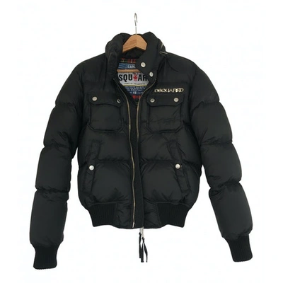 Pre-owned Dsquared2 Puffer In Black