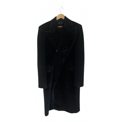 Pre-owned Y/project Navy Wool Coat