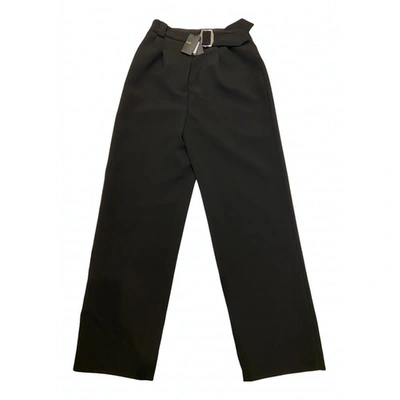 Pre-owned Maje Fall Winter 2019 Large Pants In Black