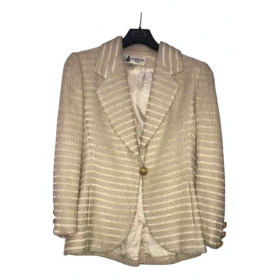 Pre-owned Lanvin Beige Cotton Jacket
