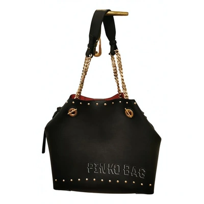 Pre-owned Pinko Handbag In Black