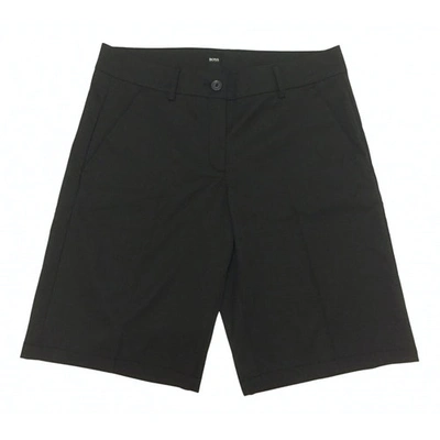 Pre-owned Hugo Boss Black Polyester Shorts