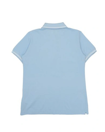 Shop Dolce & Gabbana Polo Shirt In Sky Blue