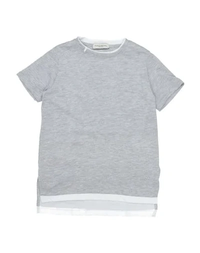 Shop Paolo Pecora T-shirts In Grey