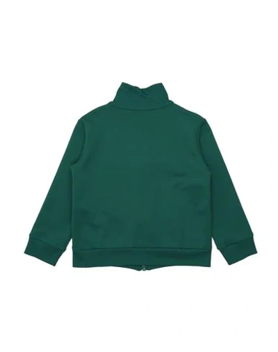 Shop Touriste Toddler Girl Sweatshirt Dark Green Size 4 Polyamide, Cotton, Elastane, Polyester, Polyureth