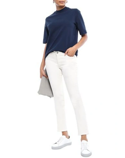 Shop Ag Casual Pants In Ivory