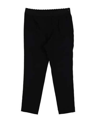 Shop Dolce & Gabbana Toddler Girl Pants Black Size 7 Silk, Elastane