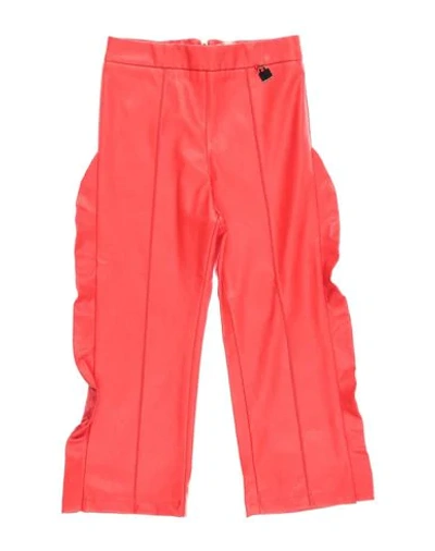 Shop Elisabetta Franchi Toddler Girl Pants Red Size 6 Polyurethane, Polyester