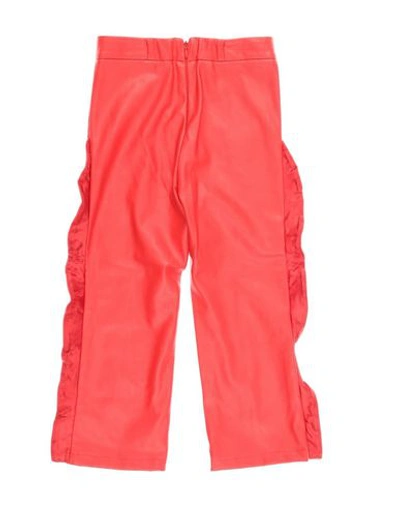 Shop Elisabetta Franchi Toddler Girl Pants Red Size 6 Polyurethane, Polyester