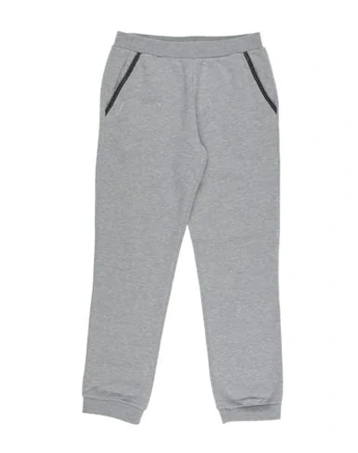 Shop Trussardi Junior Pants In Light Grey