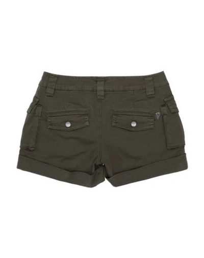 Shop Dondup Shorts & Bermuda In Military Green