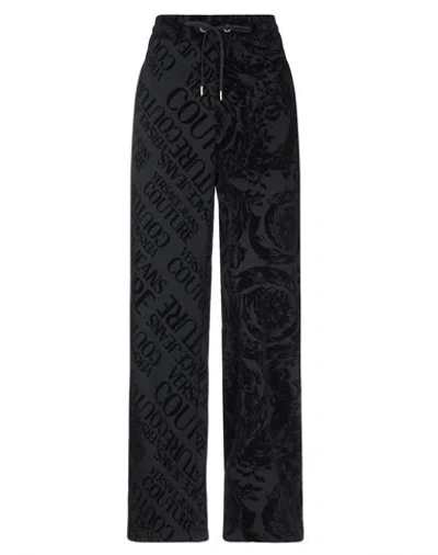 Shop Versace Jeans Couture Casual Pants In Black
