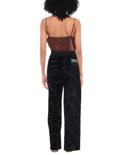 Shop Versace Jeans Couture Casual Pants In Black