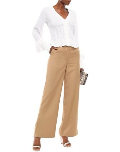 Shop Anna Quan Casual Pants In Sand